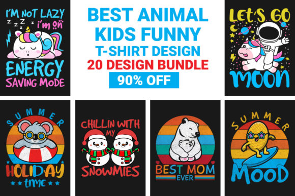 Best Animal Kids Funny T-shirt Bundle: A Designer’s Review