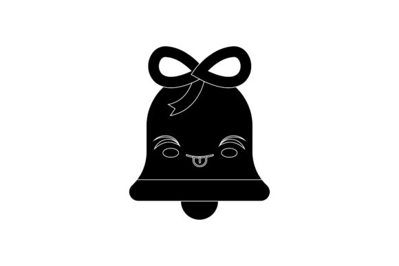 Christmas Bell Funny Kawaii Silhouette Graphics Freebies Review