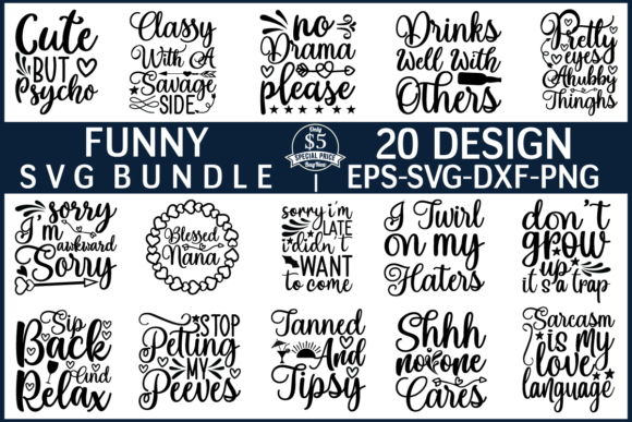 Funny SVG Bundle Vol 4: A Crafter's Review of This Design Bundle