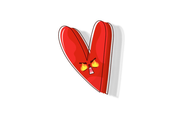 Kawaii Heart Funny Art Graphics and Freebies